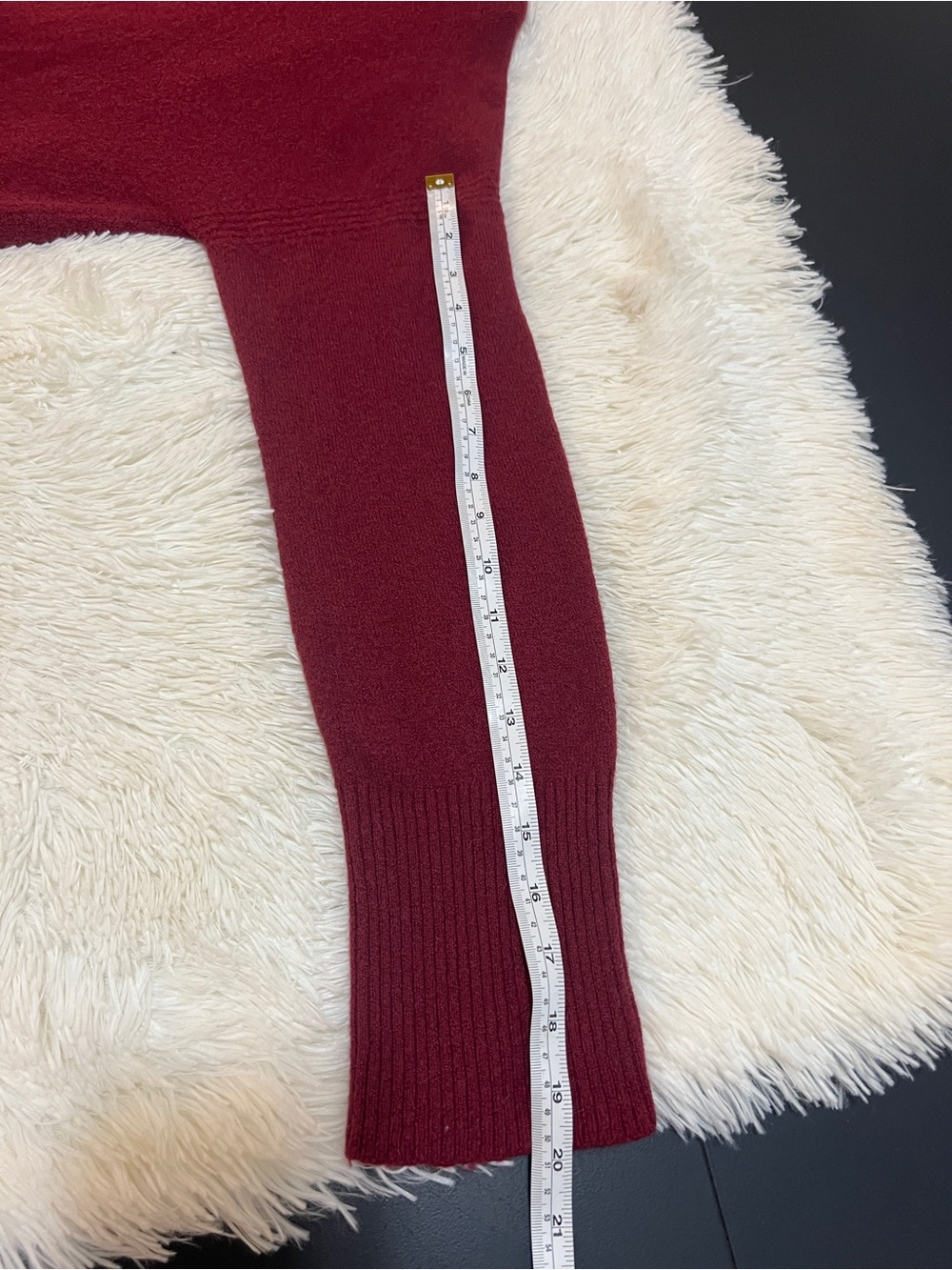 J. Crew Burgundy Wool Turtleneck Sweater- Small - Picture 9 of 9